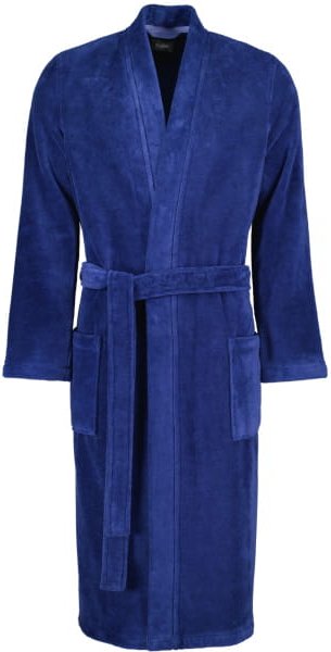 Cawö Home - Herren Bademantel Kimono 823 - Farbe: blau - 11 - XL