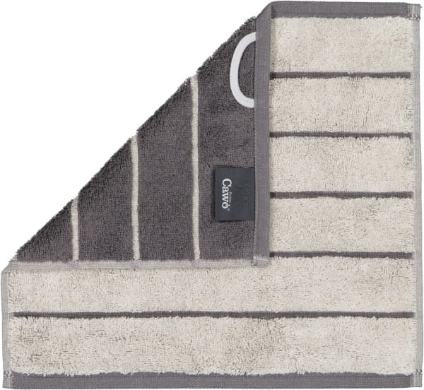 Cawö Handtücher Balance Doubleface 6232 - Farbe: platin - 77 - Seiflappen 30x30 cm