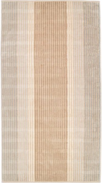 Cawö - Noblesse Cashmere Streifen 1056 - Farbe: sand - 33 - Duschtuch 80x150 cm