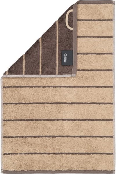 Cawö Handtücher Balance Doubleface 6232 - Farbe: sand - 39 - Gästetuch 30x50 cm