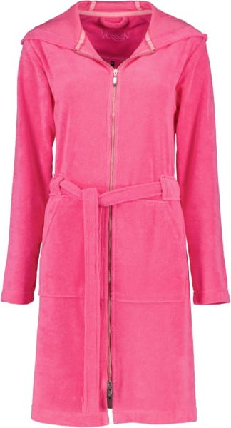 Vossen Bademäntel Damen Kurzmantel mit Kapuze Tampa - Farbe: prim rose - 3750 - XS
