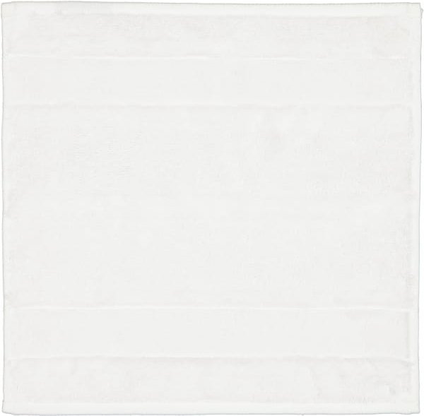 Cawö - Noblesse2 1002 - Farbe: 600 - weiß - Seiflappen 30x30 cm
