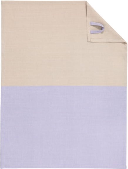 Cawö Home Geschirrtücher Cuisine Duo 535 - Farbe: lavendel/leinen - 83 - 50x70 cm