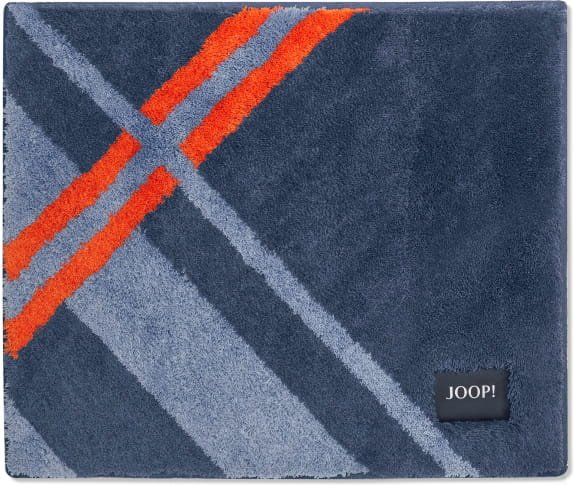 JOOP Badteppich Checks 288 - Farbe: Navy - 043 - 50x60 cm