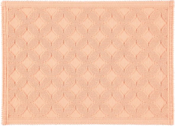 Rhomtuft - Badematte Seaside - Farbe: peach - 405 - 50x70 cm