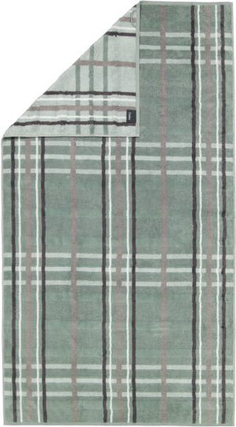 Cawö Handtücher Noblesse Check 1089 - Farbe: nordic green - 44 - Duschtuch 80x150 cm