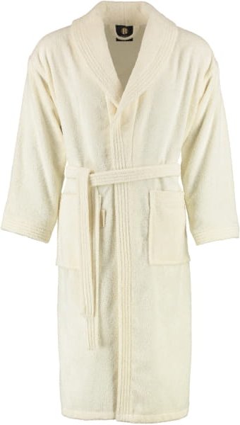 Rhomtuft - Bademantel Sir & Lady - Unisex - Farbe: natur-jasmin - 20 - S