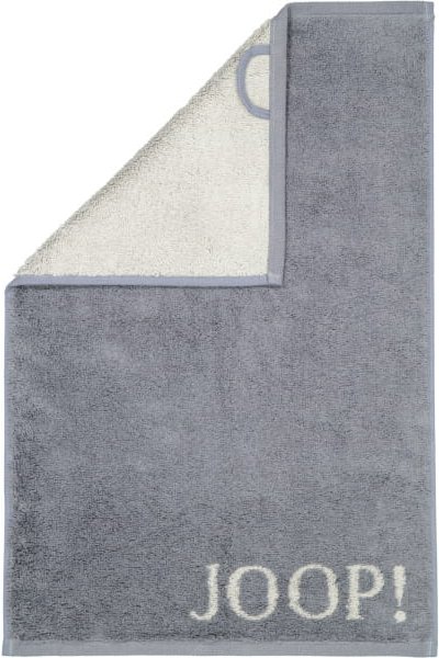 JOOP! Classic - Doubleface 1600 - Farbe: Anthrazit - 77 - Gästetuch 30x50 cm