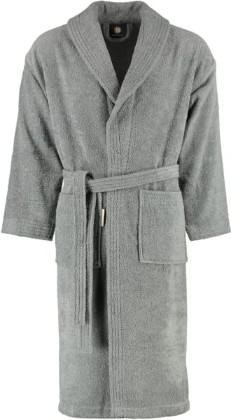 Rhomtuft - Bademantel Sir & Lady - Unisex - Farbe: kiesel - 85 - M