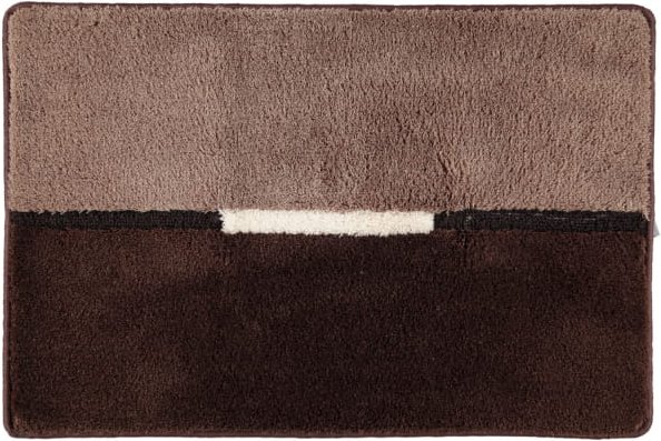 Rhomtuft RHOMY - Badteppich Mira 257 - Farbe: kaffee - 411 - 60x90 cm