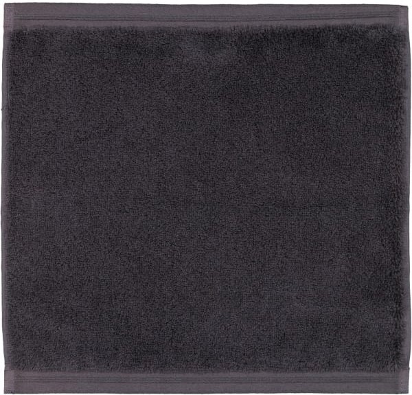 Vossen Handtücher Vegan Life - Farbe: anthrazit - 7700 - Seiflappen 30x30 cm