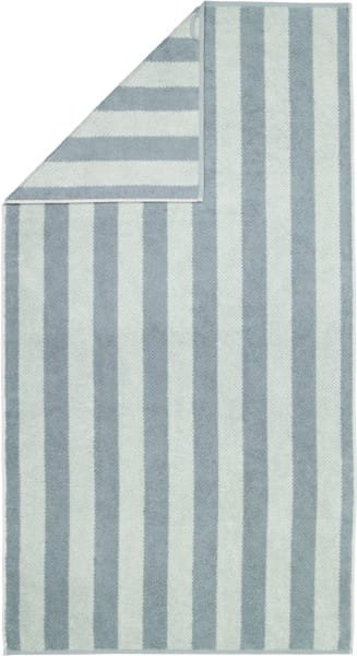 Cawö Handtücher Pure Stripes 6502 - Farbe: mystic green - 44 - Duschtuch 80x150 cm