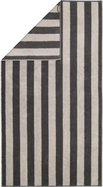 Cawö Handtücher Pure Stripes 6502 - Farbe: basalt - 77 - Duschtuch 80x150 cm