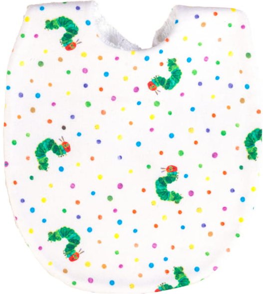 Smithy Die kleine Raupe Nimmersatt - Lätzchen 24 x 24 cm - Farbe: weiß (1305013)