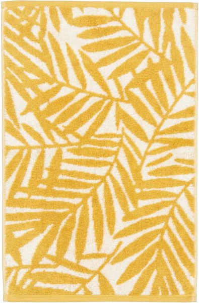 Cawö Handtücher Maison Blätter 6267 - Farbe: gold - 35 - Gästetuch 30x50 cm