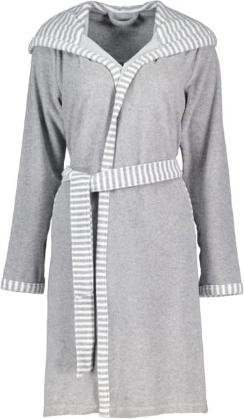 Vossen Bademantel Damen Juno - Farbe: grau melange - 738 (141552) - XL