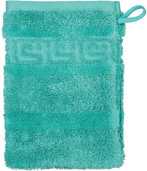 Thumbnail - Cawö Handtücher Noblesse Uni 1001 - Farbe: smaragd - 421 - Waschhandschuh 16x22 cm
