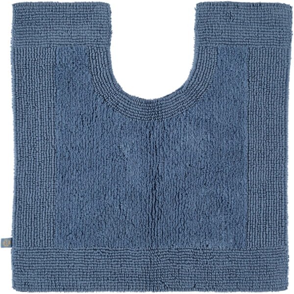 Rhomtuft - Badteppiche Prestige - Farbe: aqua - 78 - Toilettenvorlage mit Ausschnitt 60x60 cm