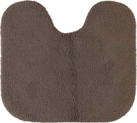 Rhomtuft - Badteppiche Aspect - Farbe: taupe - 58 - Toilettenvorlage mit Ausschnitt 55x60 cm