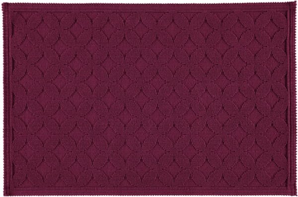 Rhomtuft - Badematte Seaside - Farbe: berry - 237 - 60x90 cm