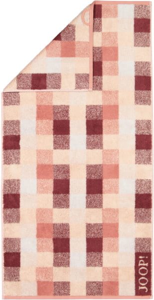 JOOP! Handtücher Vibe Karo 1699 - Farbe: puder - 22 - Handtuch 50x100 cm