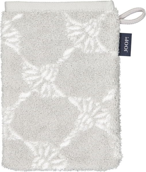 JOOP! Cornflower 1611 - Farbe: Silber - 76 - Waschhandschuh 16x22 cm
