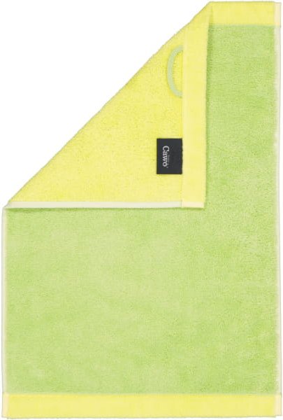 Cawö Handtücher Lifestyle Splash 7071 - Farbe: pistazie/lemon - 45 - Gästetuch 30x50 cm