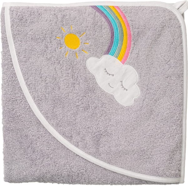 Smithy Wolkenweich Wolke - Kapuzentuch 100 x 100 cm - Farbe: grau (1703076)