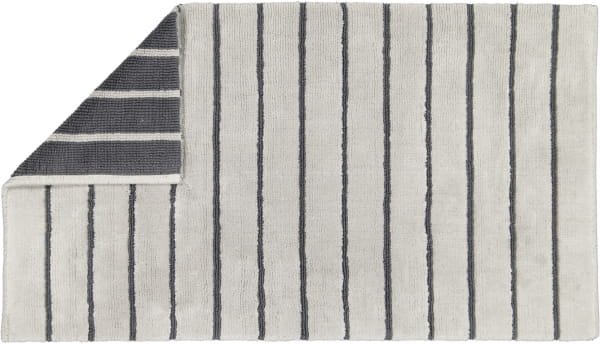 Cawö Home Badteppiche Balance Streifen 1008 - Farbe: platin - 77 - 70x120 cm