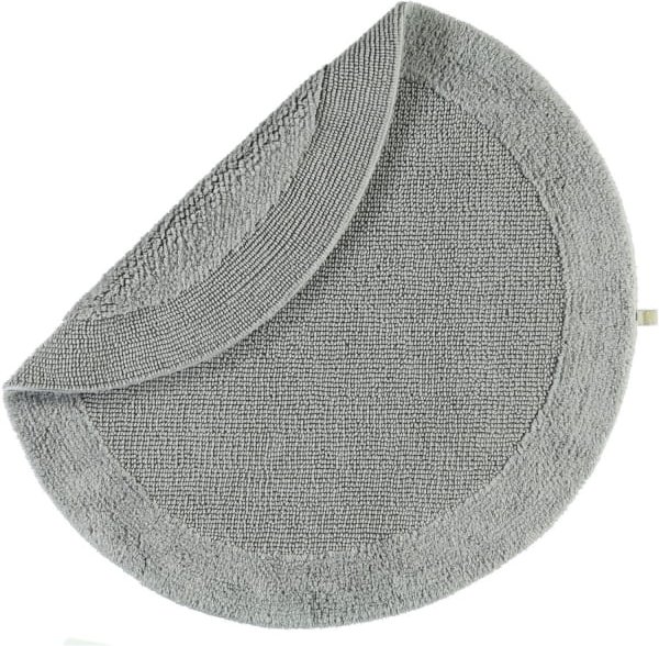 Thumbnail - Rhomtuft - Badteppiche Exquisit - Farbe: kiesel - 85 - 100 cm rund