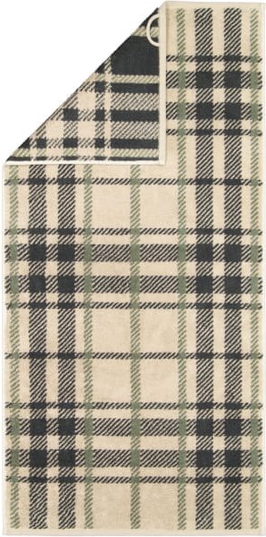 Cawö Handtücher Alpenchic Edition Karo 6231 - Farbe: natur - 37 - Handtuch 50x100 cm