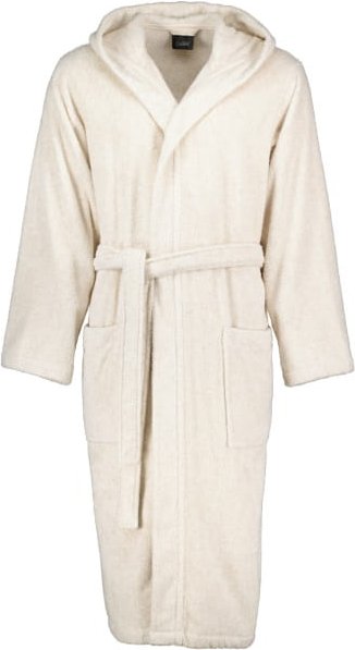 Cawö Home Bademäntel Herren Kapuze SAUNA Cotton & Hemp 847 - Farbe: natur - 33 - XL