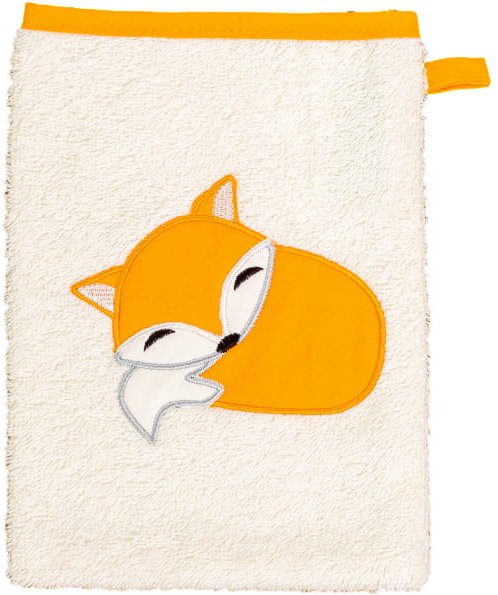 Smithy Füchse los - Wisch & Weg Waschhandschuh 16 x 21 cm - Farbe: natur (1604037)