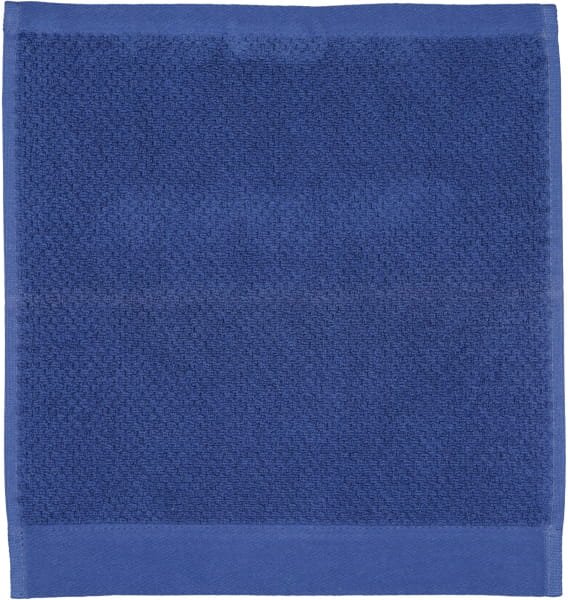 Rhomtuft - Handtücher Baronesse - Farbe: kobalt - 84 - Seiflappen 30x30 cm