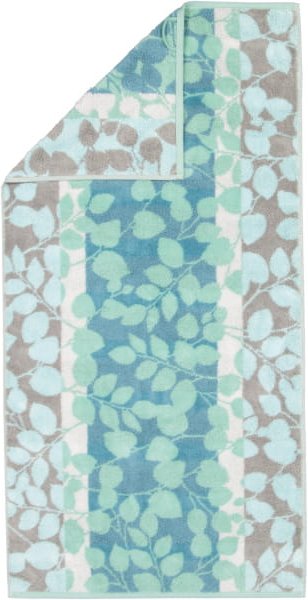 Cawö Handtücher Noblesse Harmony Floral 1086 - Farbe: jade - 47 - Handtuch 50x100 cm