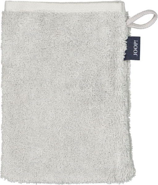JOOP! Classic - Doubleface 1600 - Farbe: Silber - 76 - Waschhandschuh 16x22 cm