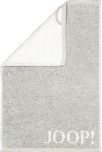 JOOP! Classic - Doubleface 1600 - Farbe: Silber - 76 - Gästetuch 30x50 cm