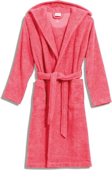 Möve Kinderbademäntel Kapuze Superwuschel Kids & Teens - Farbe: coral - 262 - 140