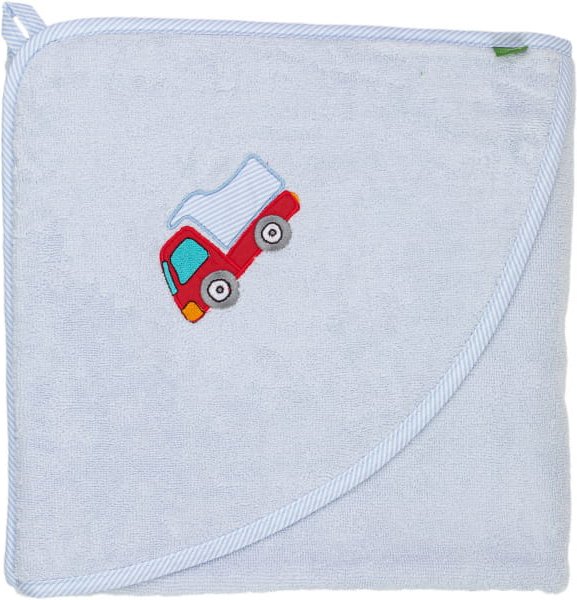 Smithy Pastellflausch Laster - Kapuzentuch 100 x 100 cm - Farbe: hellblau (2003116)