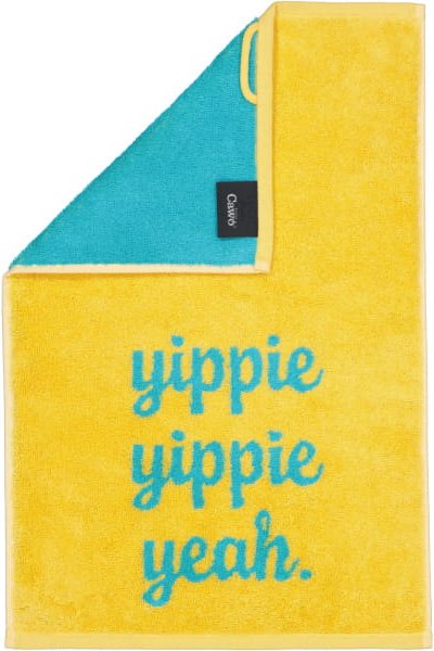 Cawö Gästetücher Postcard Towels Edition 100 - Farbe: yippie yippie yeah - 08 - Gästetuch 30x50 cm
