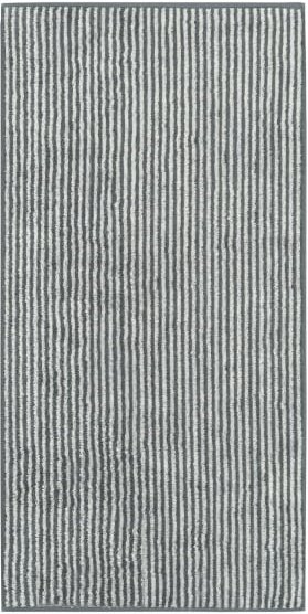 Cawö Handtücher Two-Tone Stripes 480 - Farbe: schiefer - 77 - Duschtuch 80x150 cm