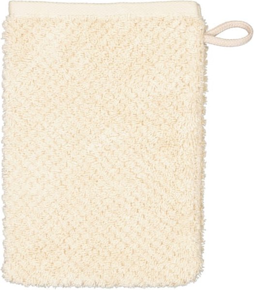 Cawö Handtücher Pure 6500 - Farbe: beige - 370 - Waschhandschuh 16x22 cm
