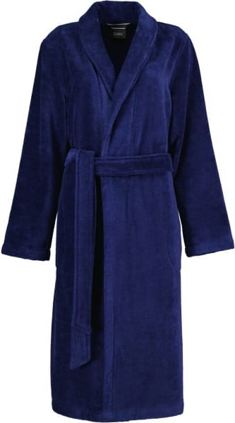 Cawö Home Damen Bademantel Schalkragen 836 - Farbe: marine - 11 - M