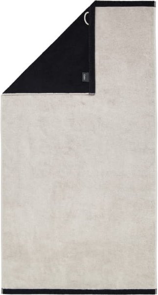 Cawö Handtücher Lifestyle Splash 7071 - Farbe: platin/schwarz - 79 - Duschtuch 70x140 cm