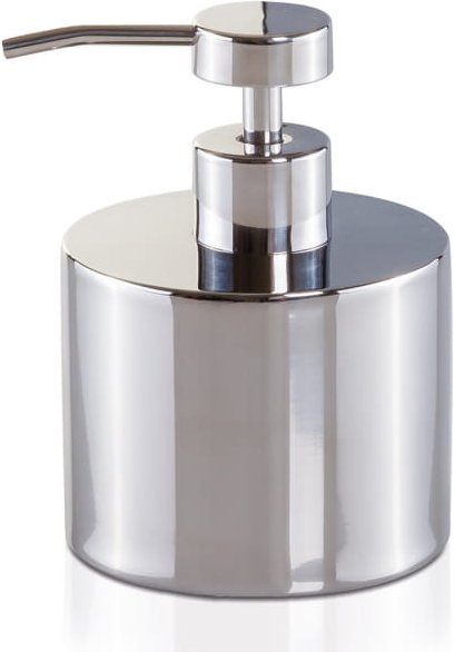 Möve Seifenspender Deco - Farbe: silver - 829 - 9x13 cm