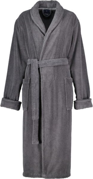 JOOP Damen Bademantel Schalkragen 1650 - Farbe: Anthrazit - 764 - M