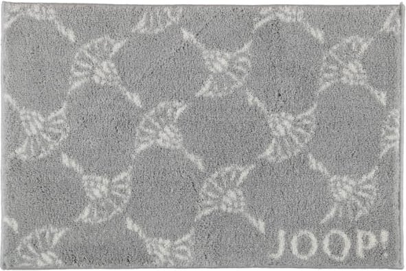 Thumbnail - JOOP! Badteppich New Cornflower Allover 142 - Farbe: Kiesel - 085 - 60x90 cm