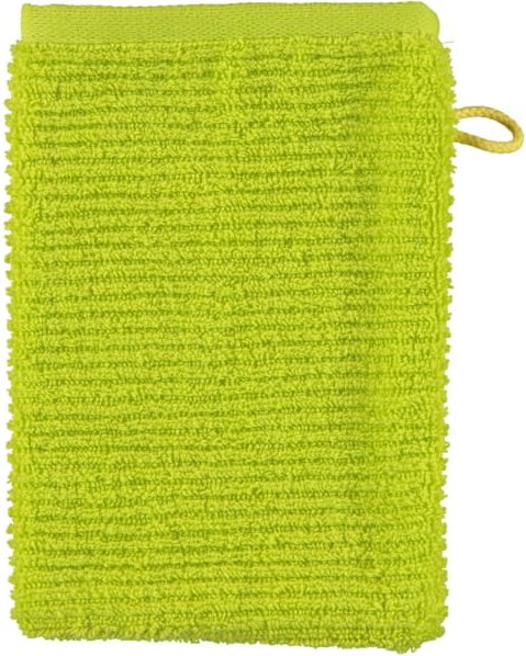 Möve Elements Uni - Farbe: apple - 607 - Waschhandschuh 15x20 cm