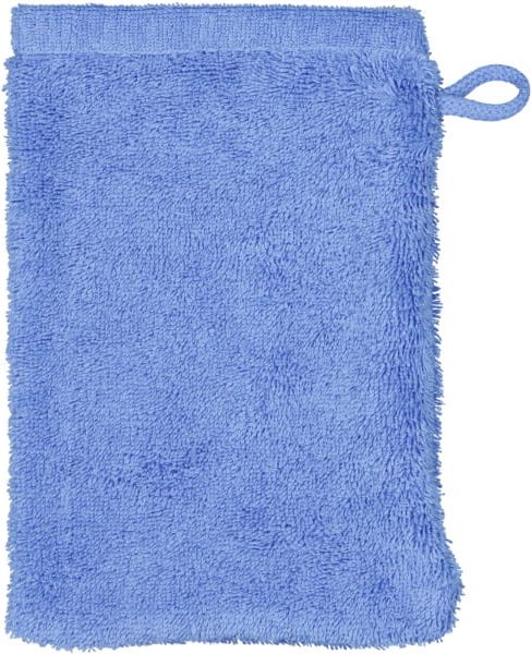 Cawö Handtücher Life Style Uni 7007 - Farbe: capri - 134 - Waschhandschuh 16x22 cm