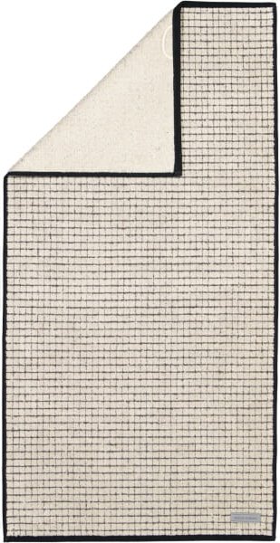 Möve - Eden - Kästchenstruktur Velours - Farbe: natur - 081 (1-0156/5021) - Handtuch 50x100 cm